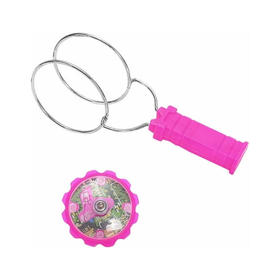:Flying Disc Creative Colorful Luminous Hand Rotating Magnetic Luminous Toys For teenagerren, A Retro Toy That Passes The Test Of Time With Magical Magnetic Wheel Stunts, Led Light
