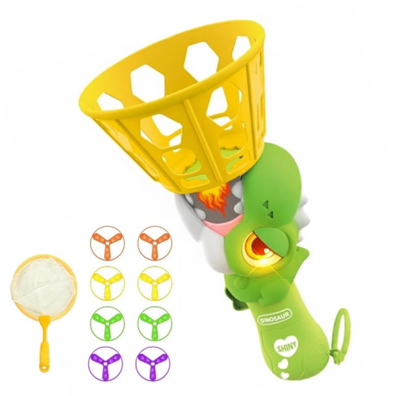 Flying Disc Launcher Toys Manual Capture Catching Outdoor Games, Electric Manual Capture Catching Game, Automatic Flying Disc Launcher Outdoor Indoor Toy, Perfect Yard Beach Family Game