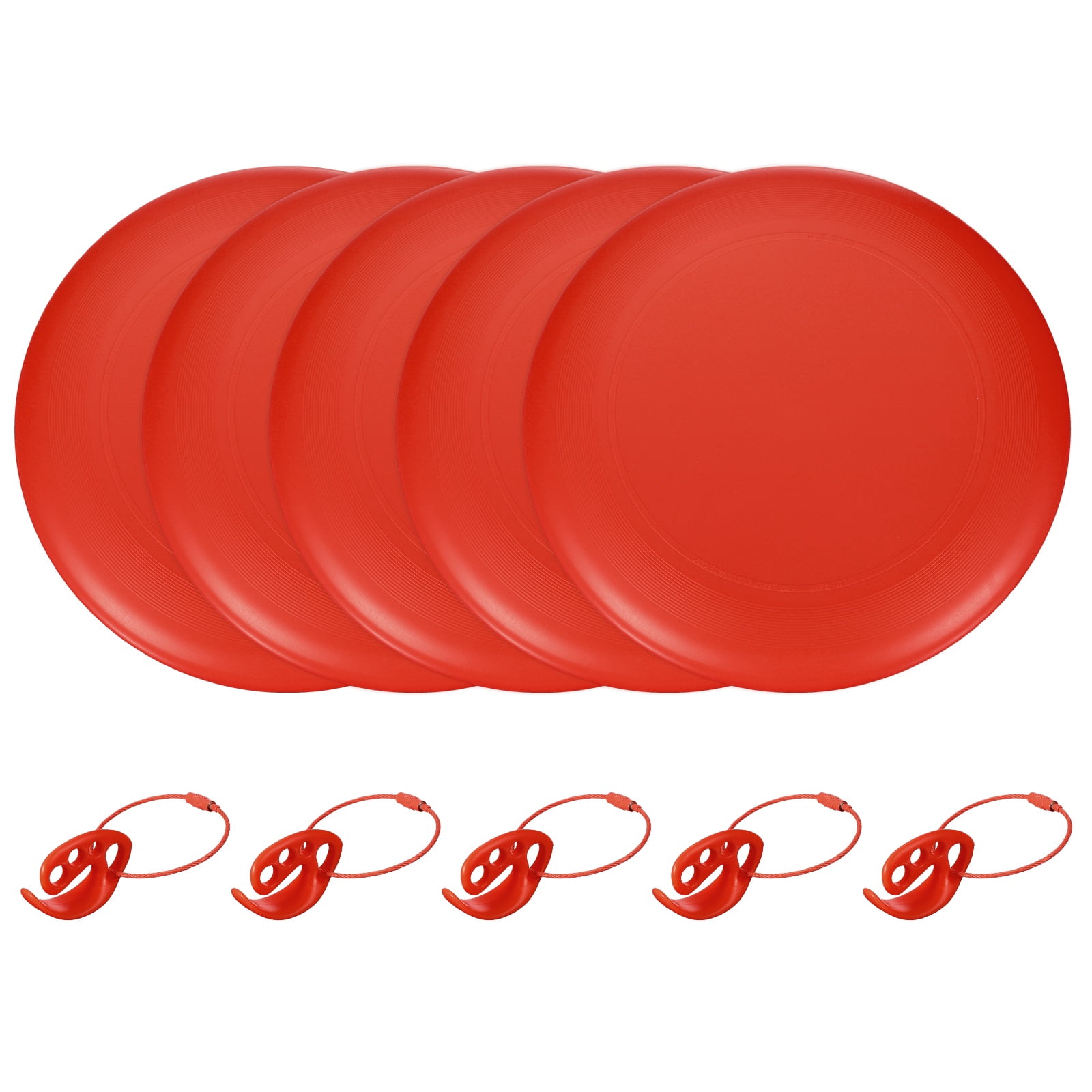 Flying Disc, Sports Flying Disc 10.7 inch & 175g & 5 Pack & Plastic ...