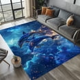 thumbnail image 1 of Flying Dolphins Rug 4x6 ft = 120x180 cm, 1 of 5