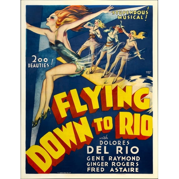 Flying Down To Rio 1933. Movie Poster Masterprint (11 x 17)