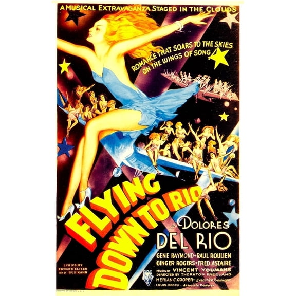 Flying Down To Rio Midget Window Card 1933. Movie Poster Masterprint (11 x 17)