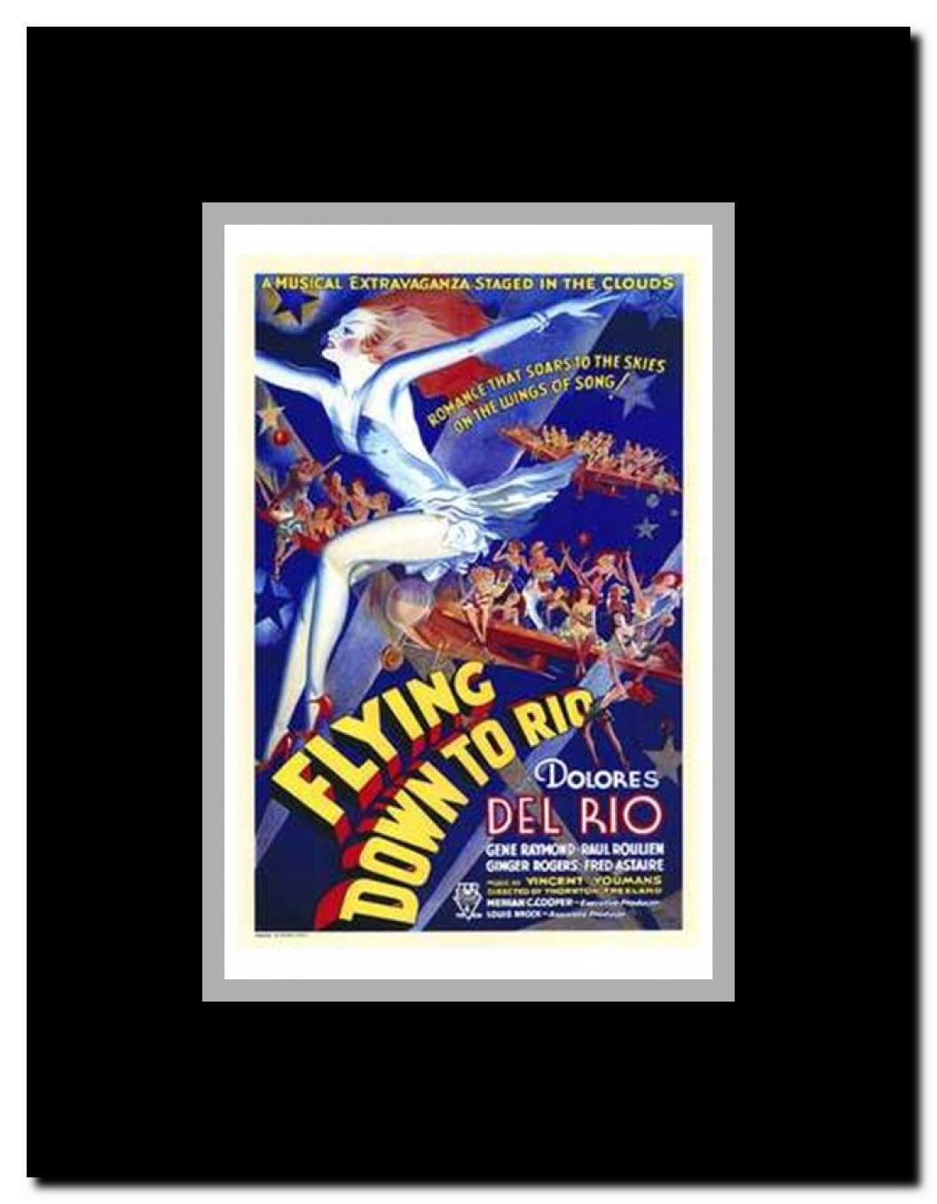 Flying Down to Rio Framed Movie Poster
