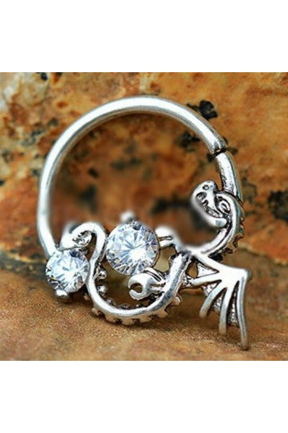 Flying Dragon Annealed Seamless Ring