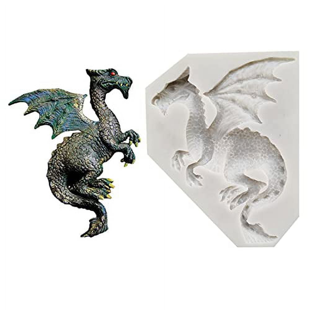 3D Dragon Mold - Silicone and Great Detail!