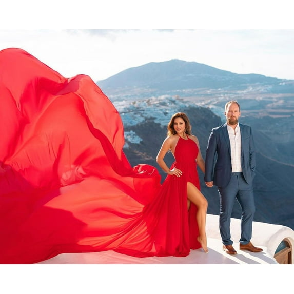 Flying Dresses Photoshoot Dress | Flowy Dress | Satin Dress | Long Flying Dress | Flying Dress for Photoshoot| Long Train Dress |Women's Handmade Flying Dresses
