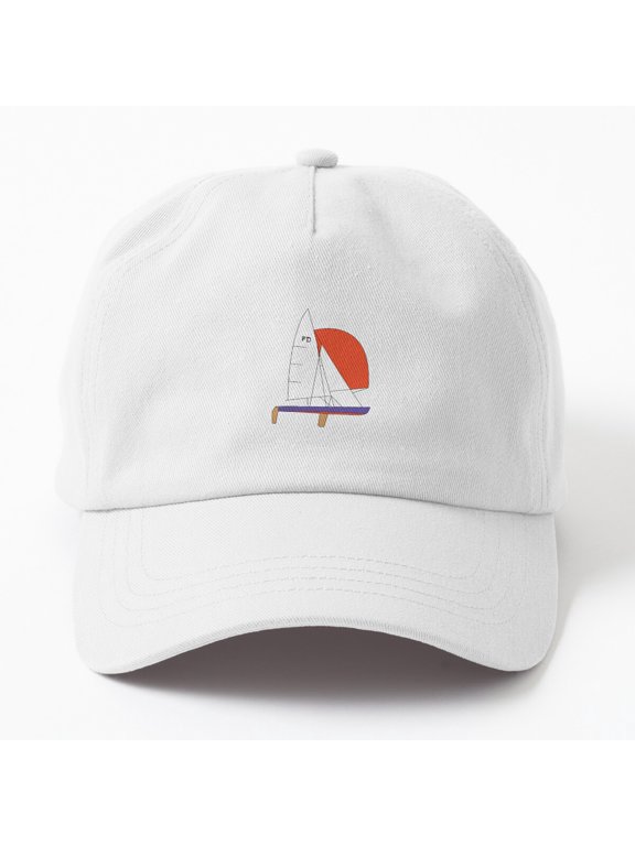 Flying Dutchman Sailboat Baseball Cap, Nautical Hat Style