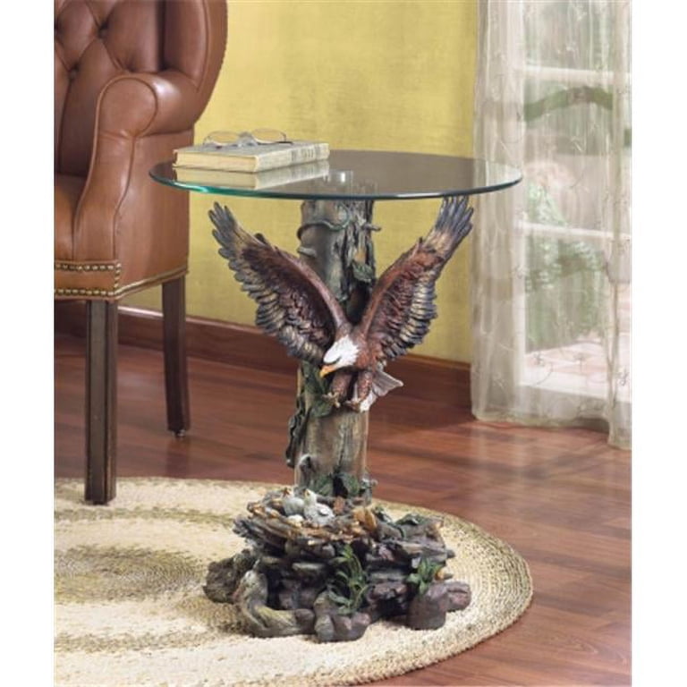 Flying Eagle Glass-Top Table - Walmart.com