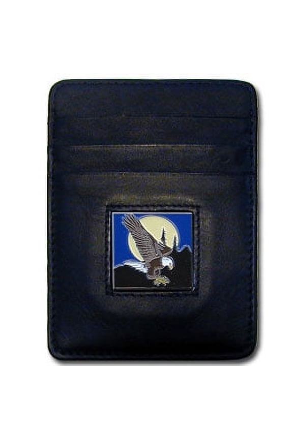Flying Eagle Leather Money Clip Cardholder