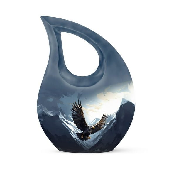 Flying Eagle Small Urns for Human Ashes - Small Keepsake Urns for Adult Ashes Women & Men (Size- Cremation Keepsake Urns for Ashes (Size - 3Inch)