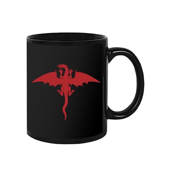 Flying Fire Dragon Mug - SPIdeals Designs,