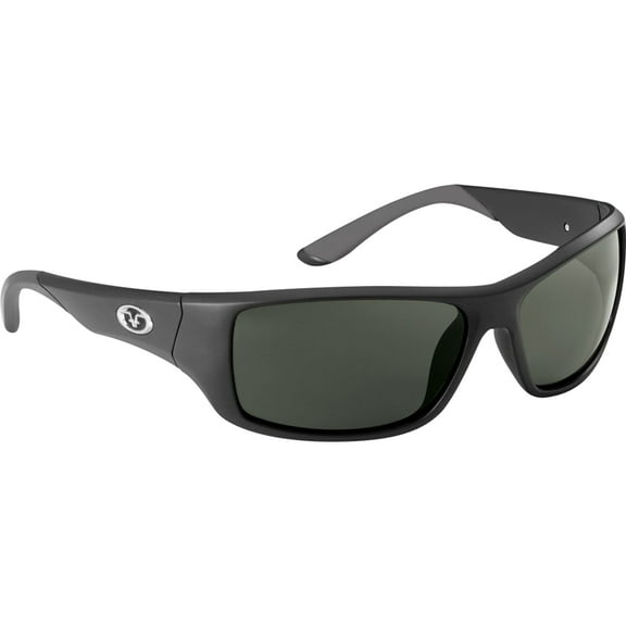 Flying Fisherman Triton Polarized Sunglasses - Matte Black/Smoke