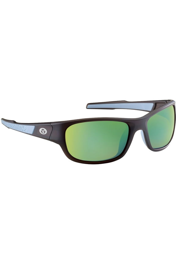 Last Cast Polarized Sunglasses - Brown/Amber Green Mirror