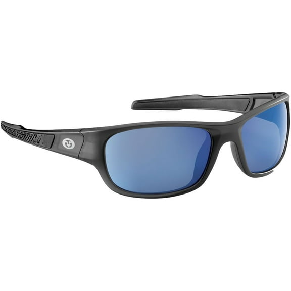 Flying Fisherman Last Cast Polarized Sunglasses - Granite/Smoke Blue Mirror