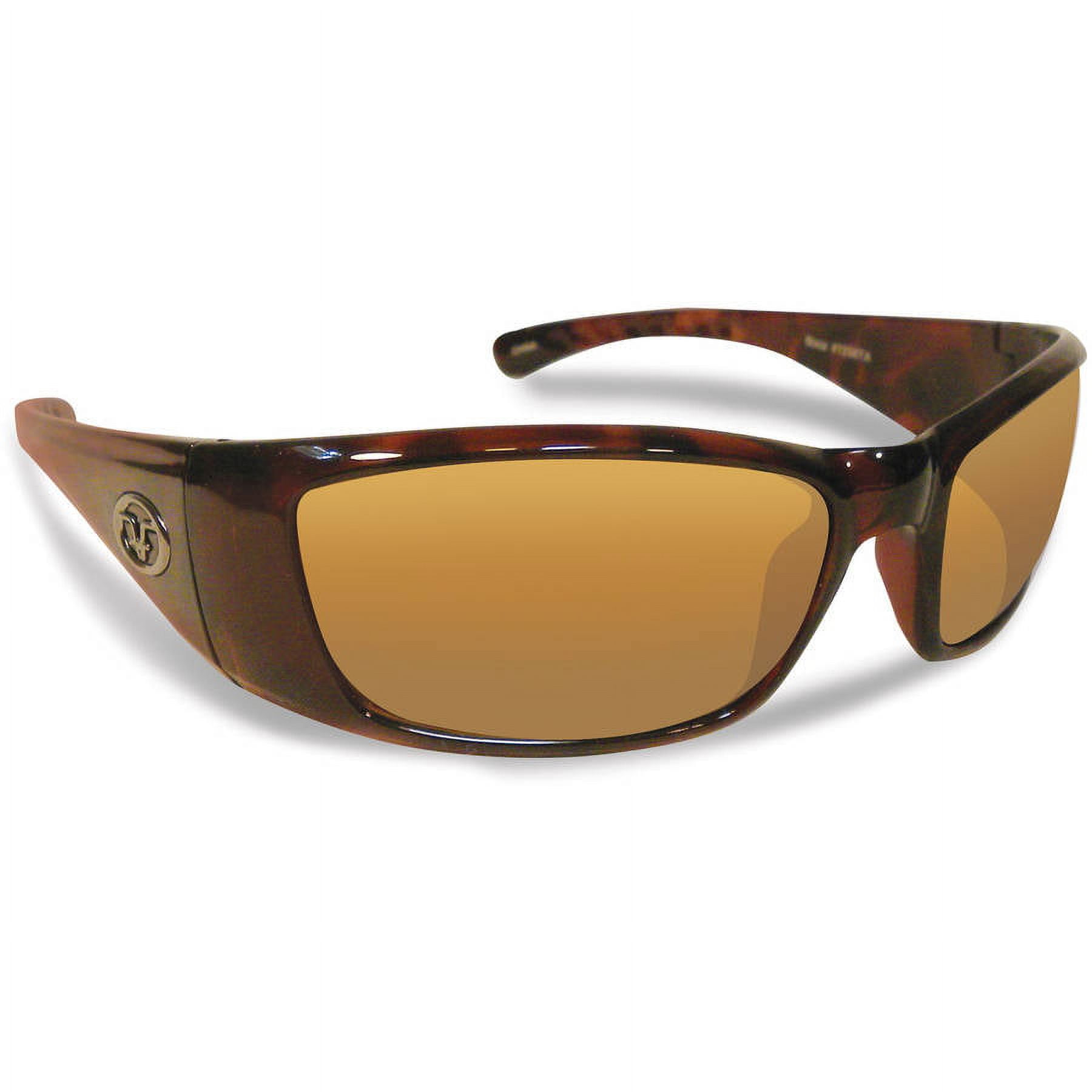 Flying Fisherman Boca Grande Polarized Sunglasses Tortoise Frame Amber Lens
