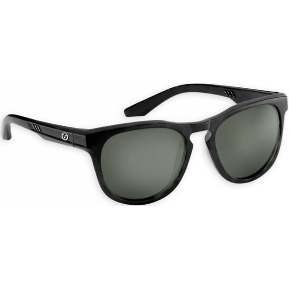Flying Fisherman Breakers Polarized Sunglasses - Gloss Black/Smoke