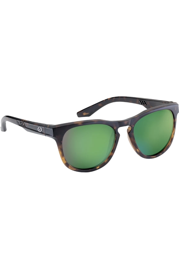 Breakers Polarized Sunglasses - Tortoise/Amber Green Mirror