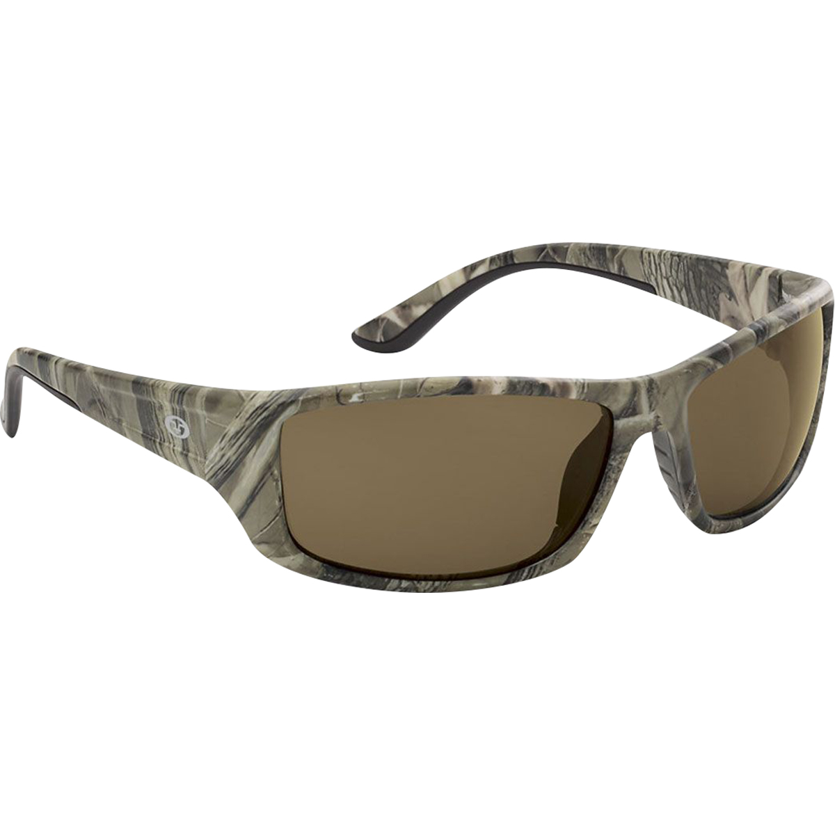 Flying Fisherman Offline Polarized Sunglasses – Men's Wrap, Acrylic Lens, Polycarbonate Frame, Lightweight, MPN 7884