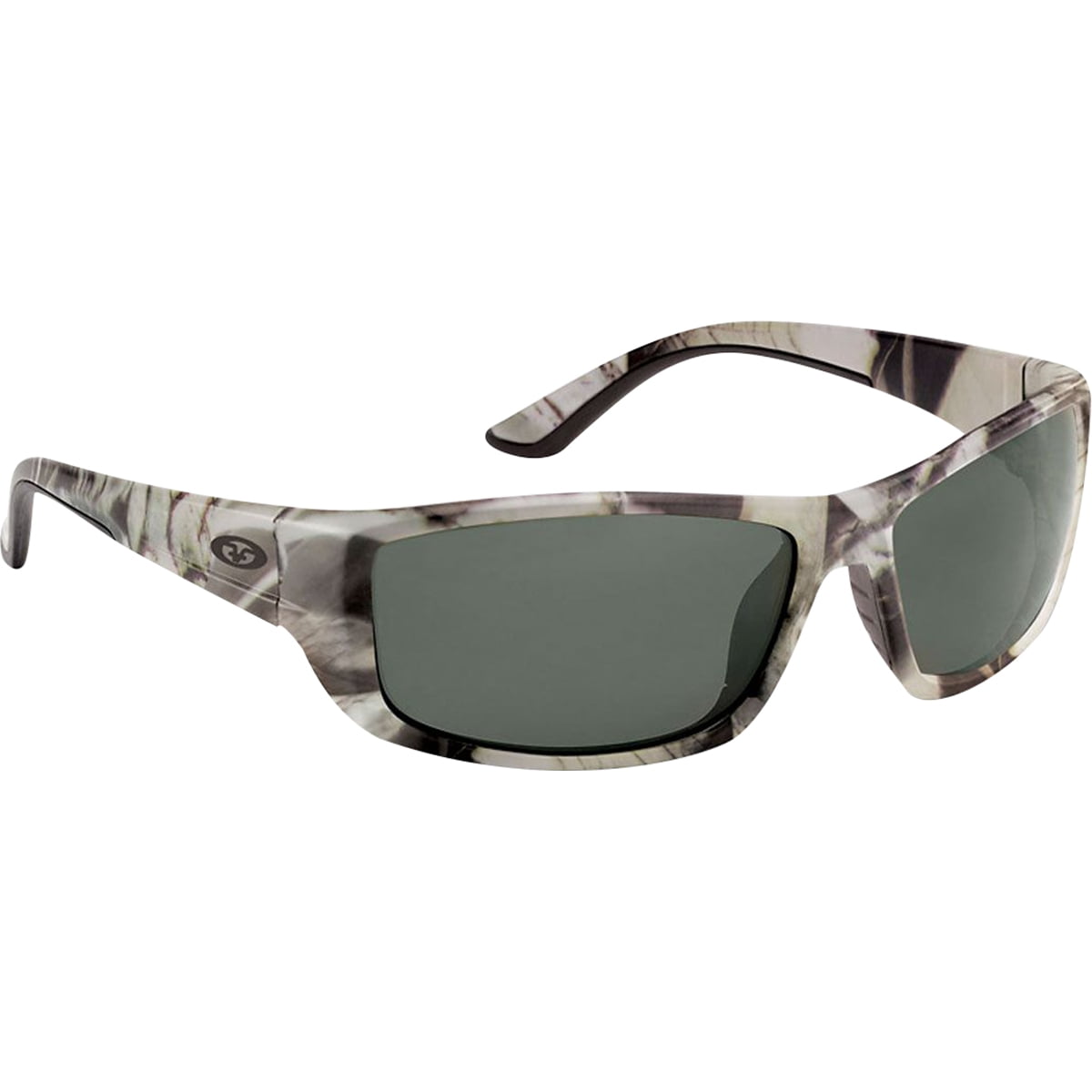 Flying Fisherman Sand Bank Polarized Sunglasses, Matte Black / Amber