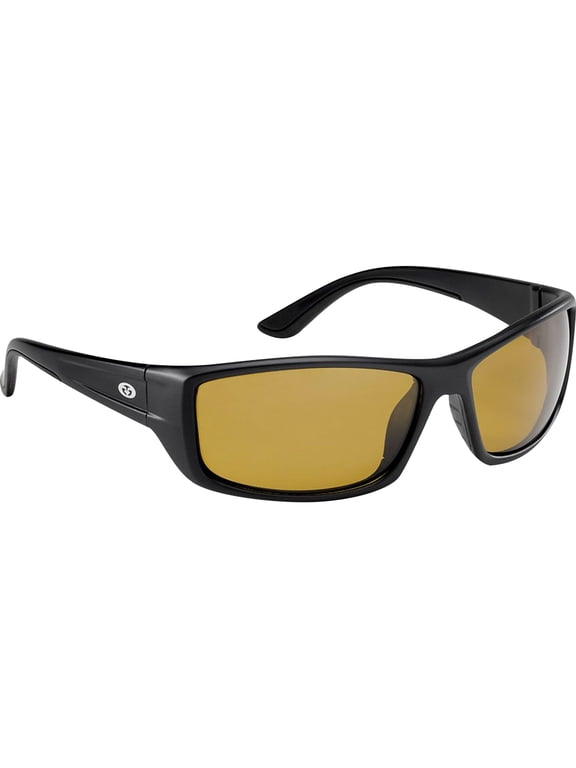 Buchanan Black w/Yellow Amber Sunglasses