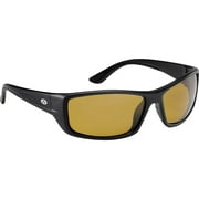 Flying Fisherman Buchanan Black w/Yellow Amber Sunglasses