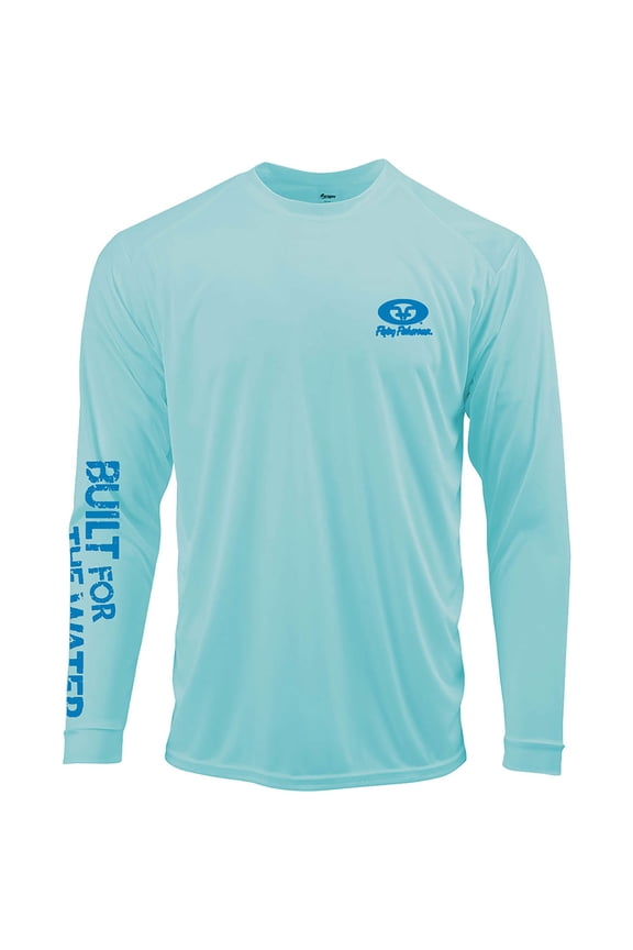 Built For Water Performance Long Sleeve T-Shirt - Medium - Aqua