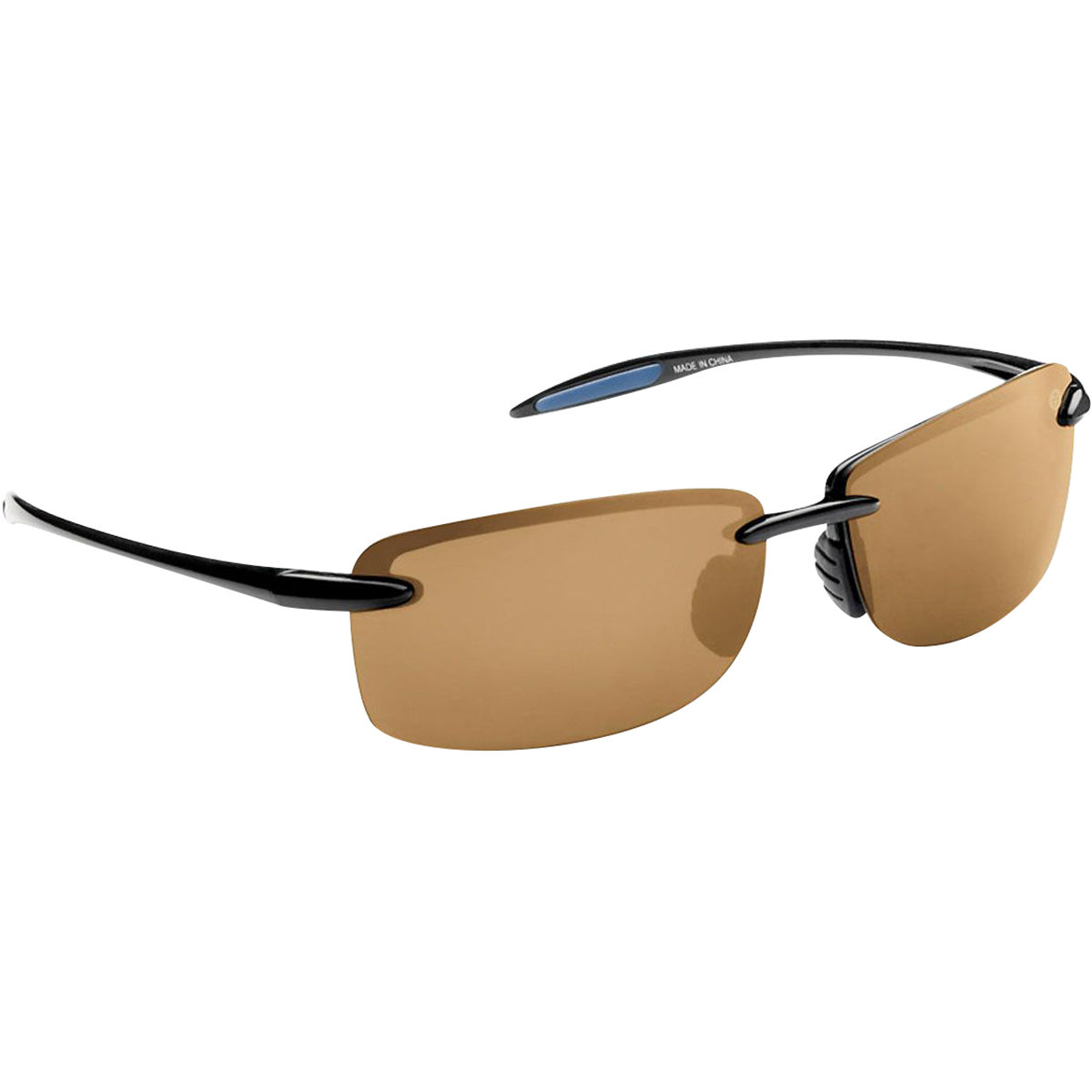 Flying Fisherman Cali Polarized Sunglasses - Black/Amber - image 1 of 1