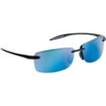 thumbnail image 1 of Flying Fisherman Cali Polarized Sunglasses - Matte Black/Smoke Blue Mirror, 1 of 3