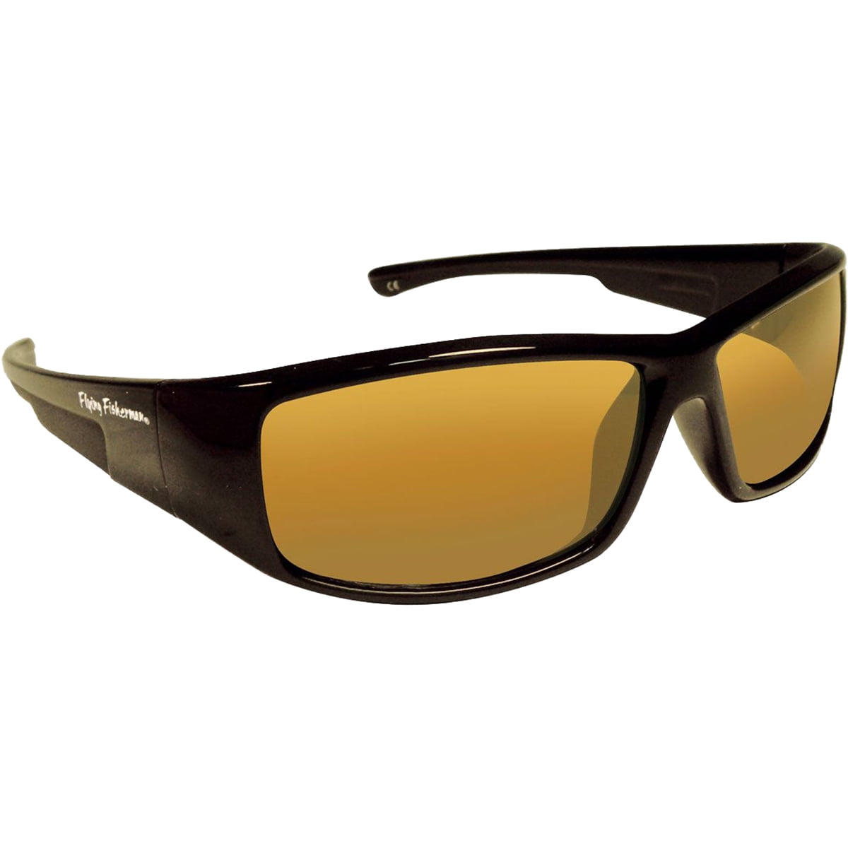 Flying Fisherman Kid's Gaffer Junior Angler Polarized Sunglasses -  Black/Smoke