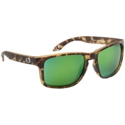 Flying Fisherman Lagoon Floating Sunglasses - Matte Tortoise/Amber Green Mirror
