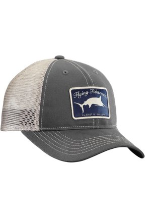 Marlin Trucker Hat - Graphite/Stone
