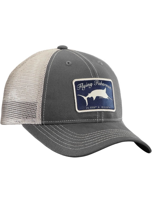 Marlin Trucker Hat - Graphite/Stone