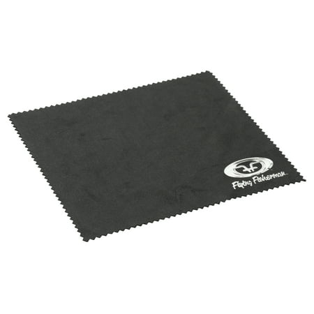 Flying Fisherman Microfiber Lens Cleaning Cloth - Black