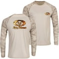 thumbnail image 1 of Flying Fisherman Redfish Skin Performance Long Sleeve T-Shirt - Medium - Sand, 1 of 4