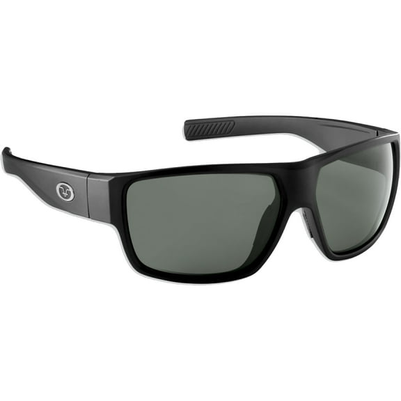 Flying Fisherman Reefline Polarized Sunglasses - Matte Black/Smoke