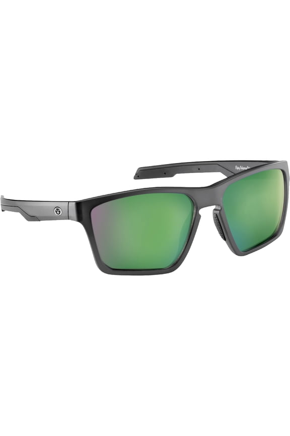 Sandbar Sunglasses - Matte Gray/Amber-Green Mirror