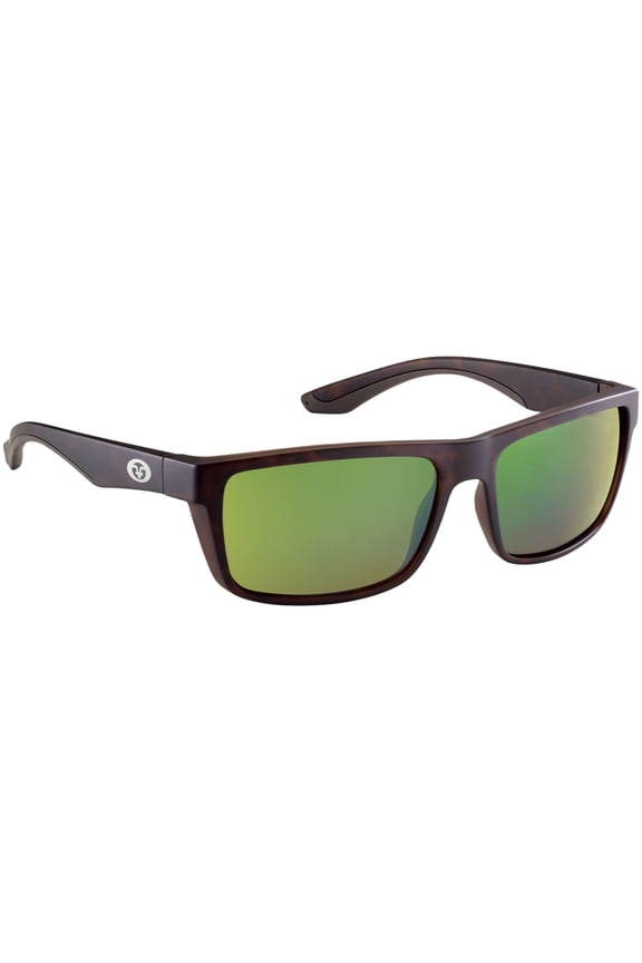 Streamer Polarized Sunglasses - Tortoise/Amber Green Mirror
