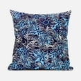thumbnail image 1 of Flying Floral Paisley Throw Pillow with Removable Cover in Purple Blue Beige 20x20, 1 of 5
