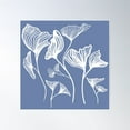 thumbnail image 1 of Flying Flowers Poster Wall Art, Modern Wall Decor For Living Room Bedroom, 24x24 UNFRAMED, 1 of 3