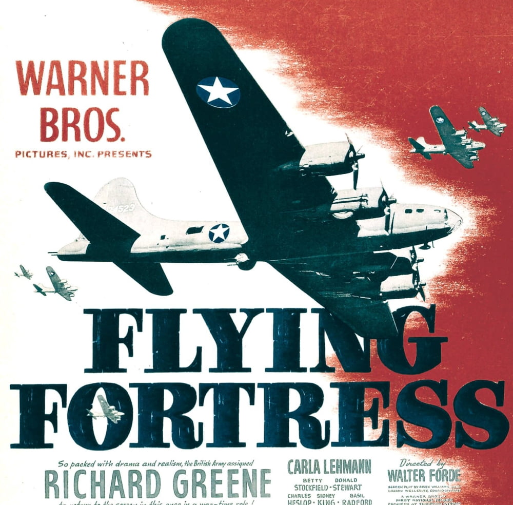 Flying Fortress Canvas Art - (28 x 22)