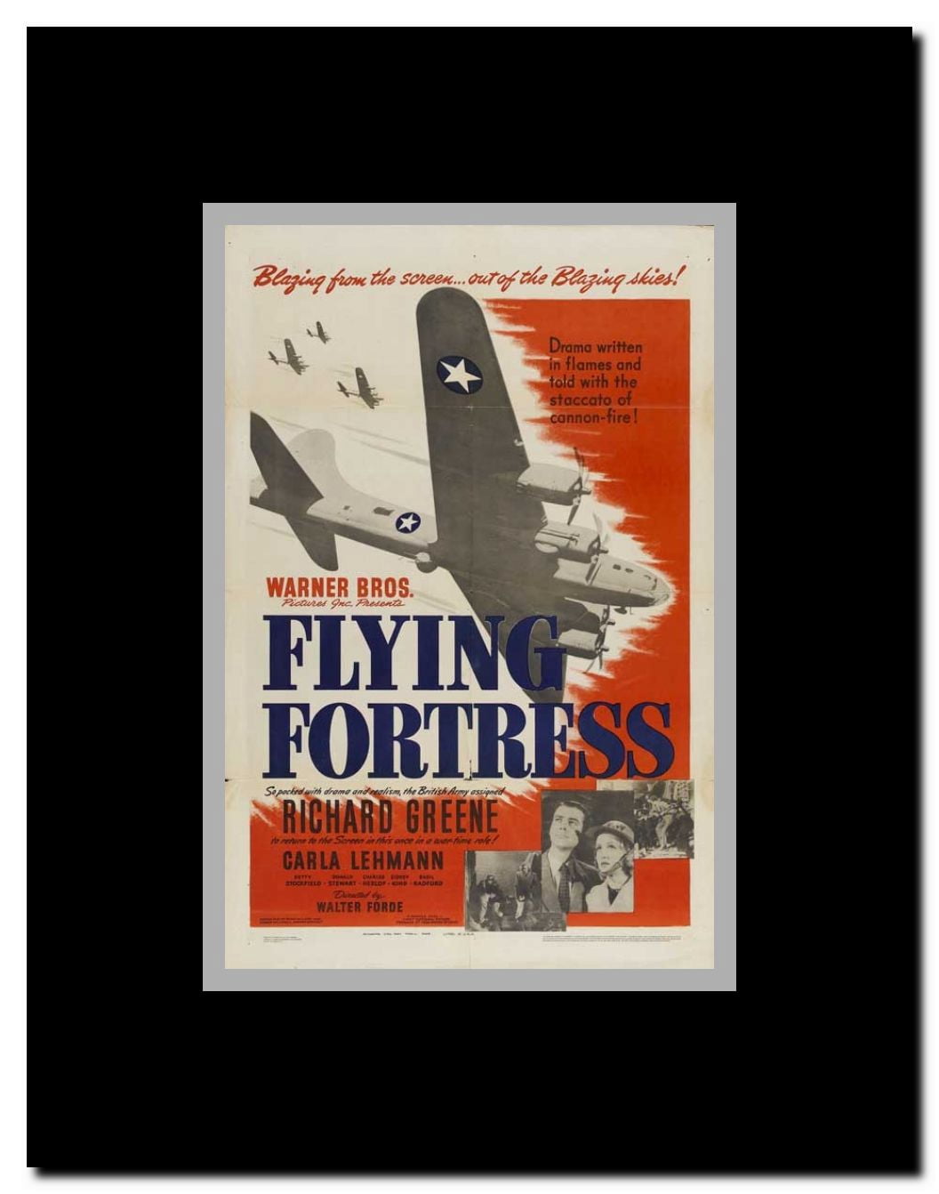 Flying Fortress Framed Movie Poster