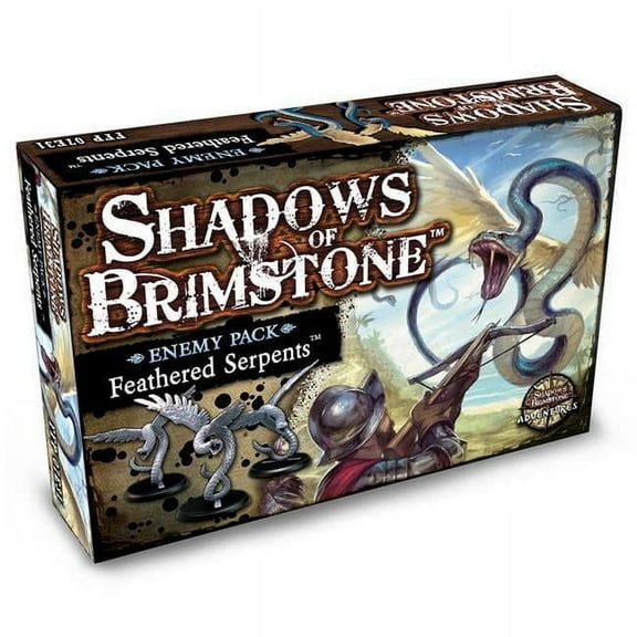 Flying Frog Productions FYF07E31 Shadows of Brimstone Enemy Pack Feathered Serpents Board Game