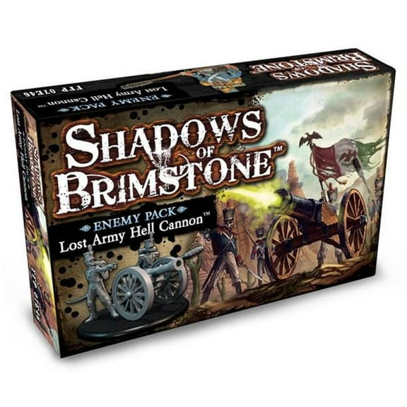 Flying Frog Productions FYF07E46 Shadows of Brimstone - Enemy Pack - Lost Army Hell Cannon Board Game