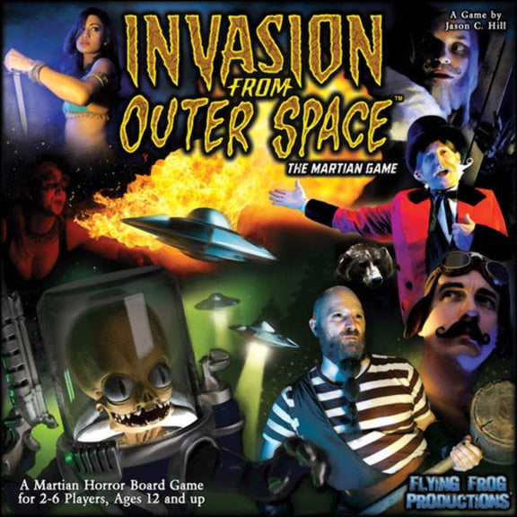 Flying Frog Productions Invasion from Outer Space - The Martian Game New