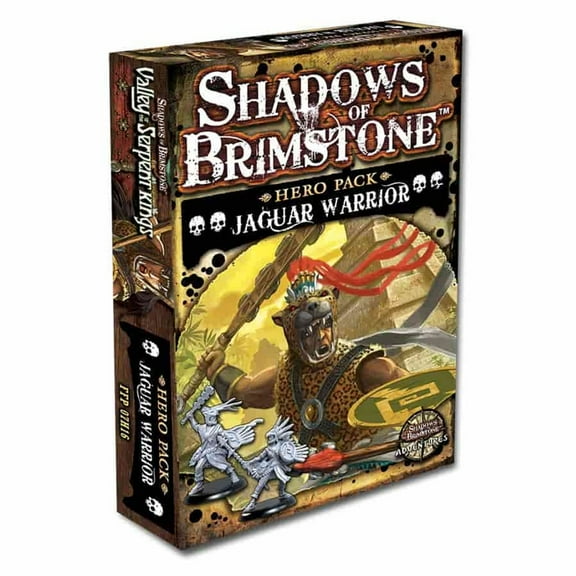 Flying Frog Productions FYF07H16 Shadows of Brimstone Hero Pack Jaguar Warrior Board Game