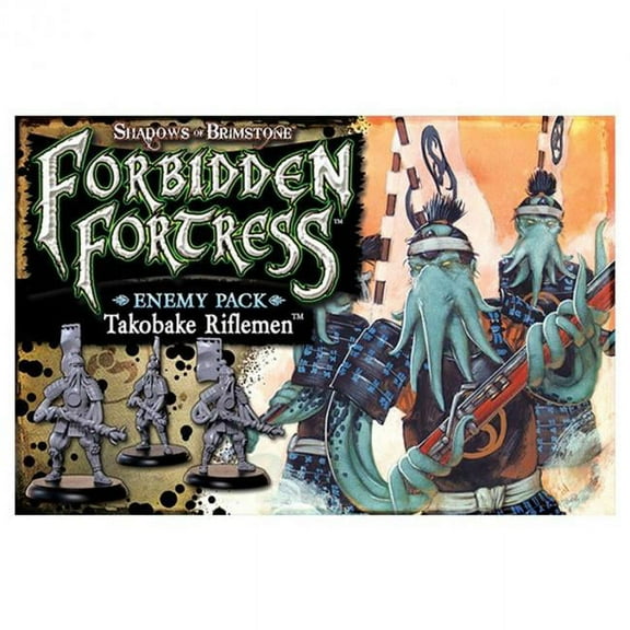 Flying Frog Productions Shadows of Brimstone-Takobake Riflemen Enemy Pack Board Game
