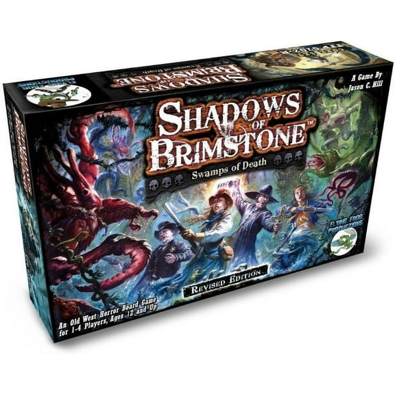 Flying Frog Productions FYF0702R Shadows of Brimstone - Swamps of Death Core Set Revised Edition Board Game