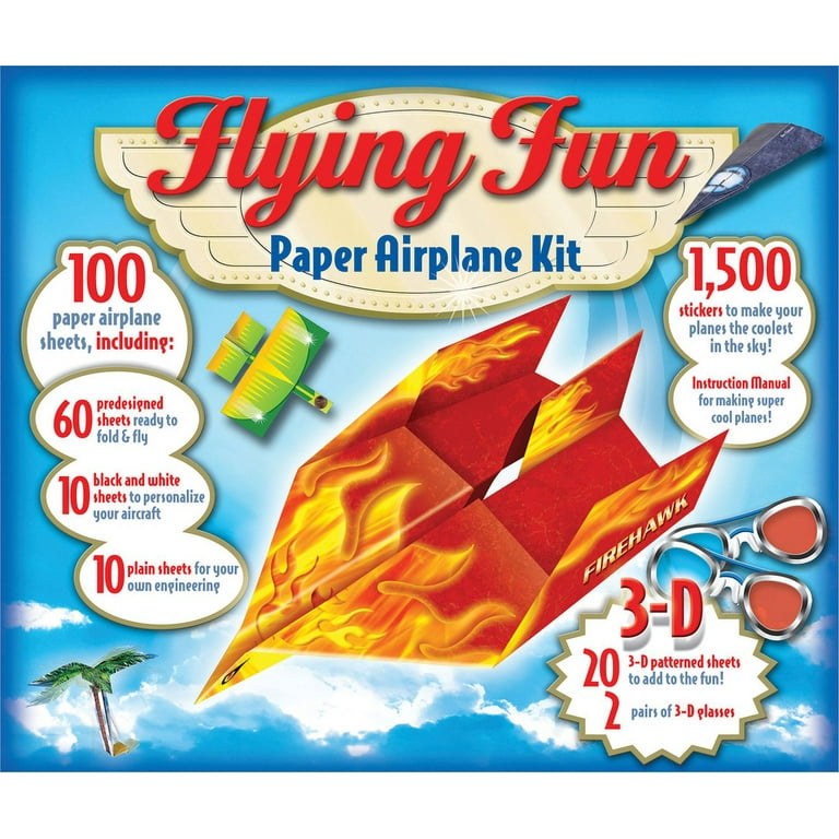 Supercool Paper Airplanes Kit