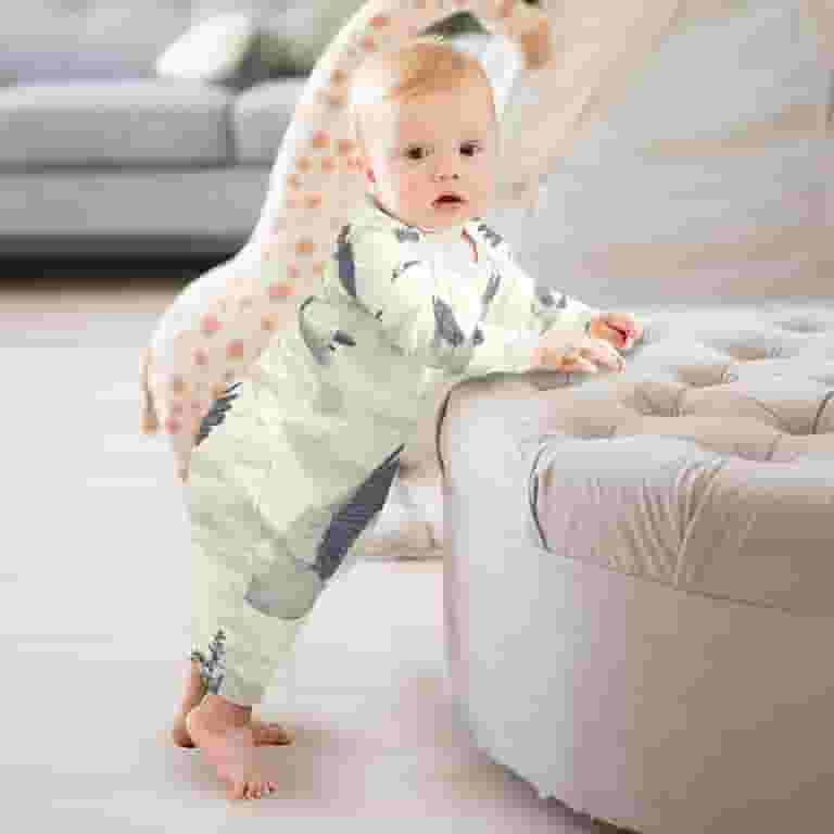 Flying Geese Newborn Baby Sleeper Gowns Baby Nightdress Cotton