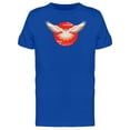 thumbnail image 1 of Flying Hawk Red Circle T-Shirt Men -Image by Shutterstock, Male 4X-Large, 1 of 2